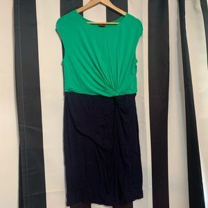 Aline dress w/stretch pencil skirt length-plus